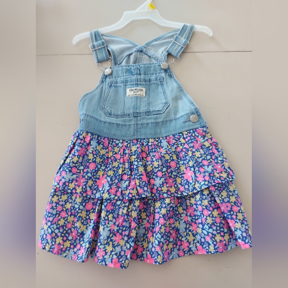 **3 Listings $30**                       OshKosh B'gosh Denim Floral Dress